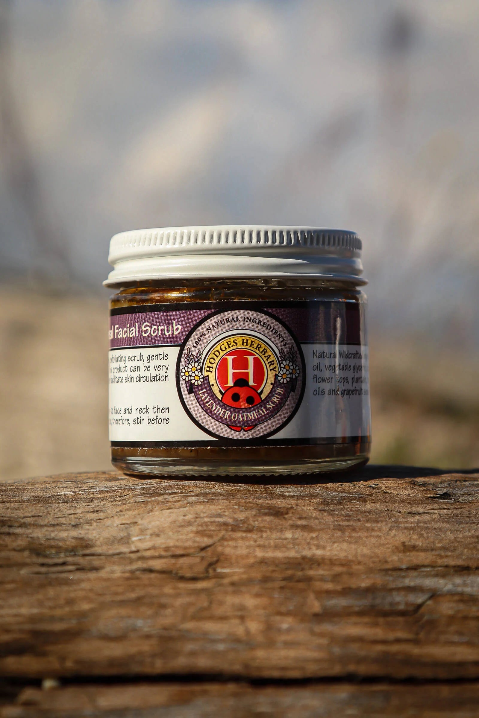 Lavender Oatmeal Face Scrub